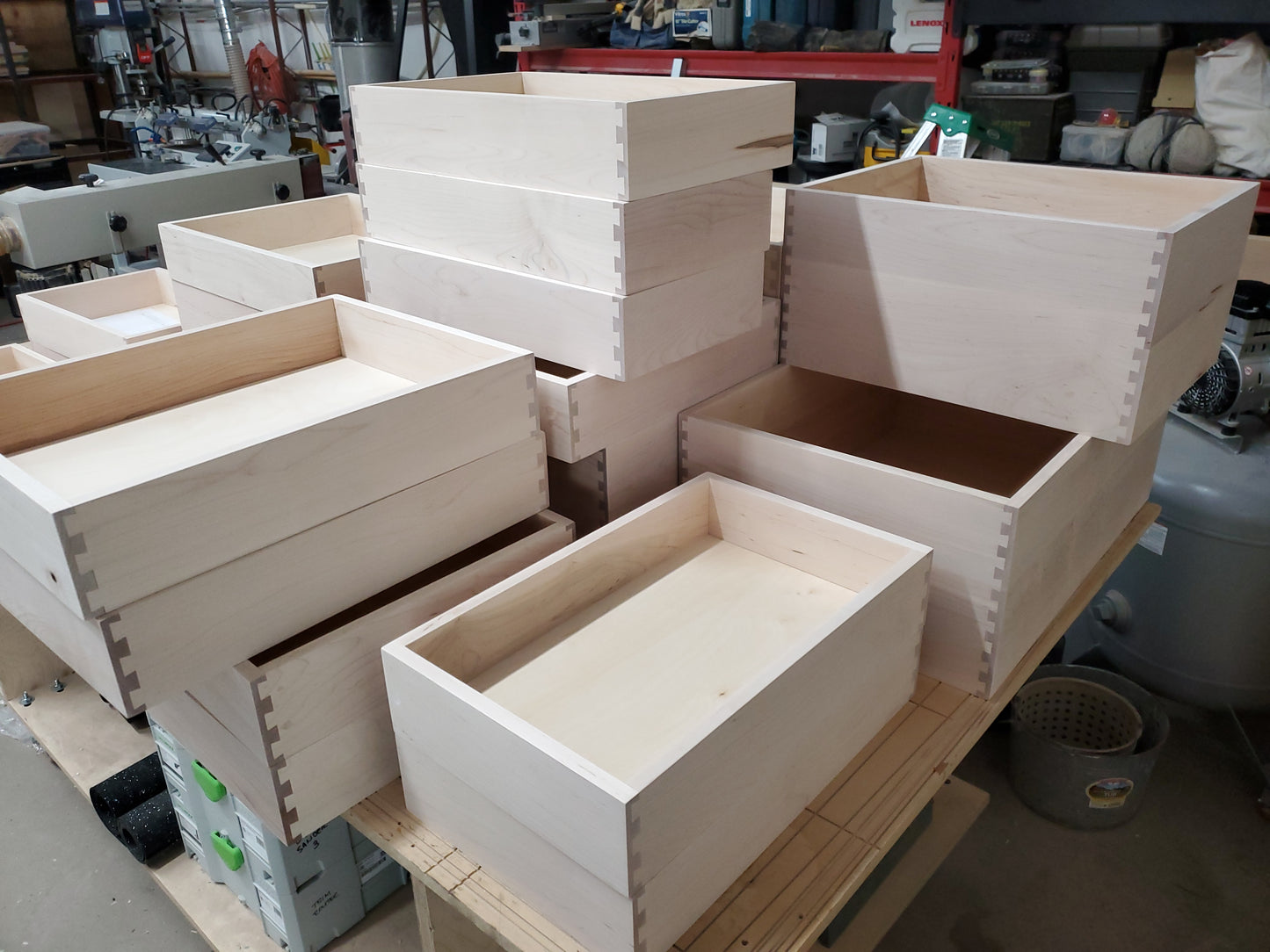 Dovetail Drawers - Dunkin Custom Woodworks