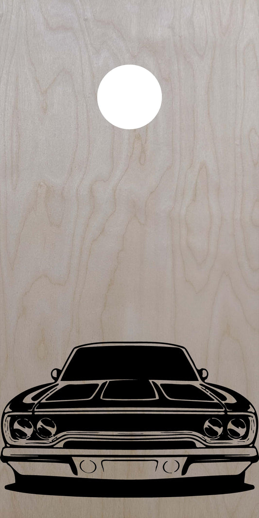 Muscle Car Cornhole Boards - Dunkin Custom Woodworks