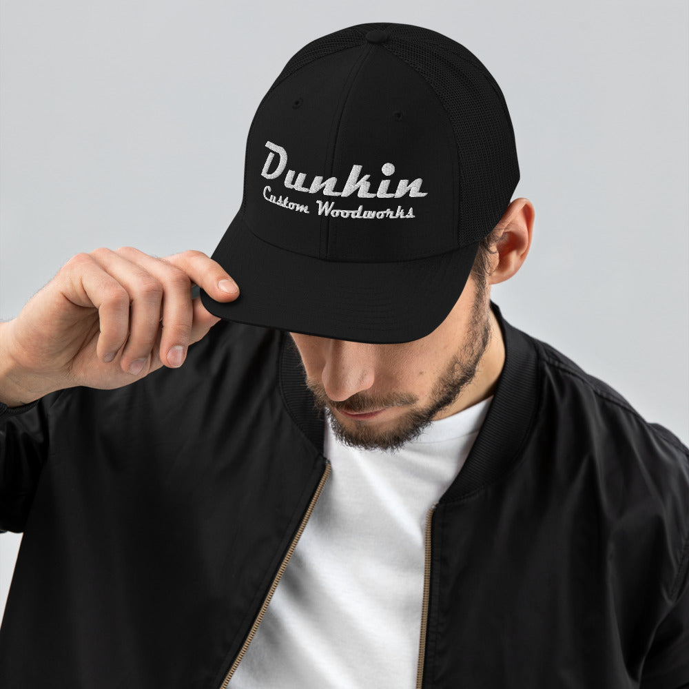 Dunkin Custom Woodworks Trucker Cap - Dunkin Custom Woodworks