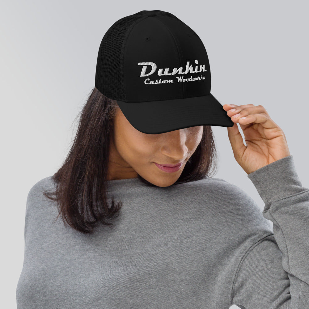 Dunkin Custom Woodworks Trucker Cap - Dunkin Custom Woodworks