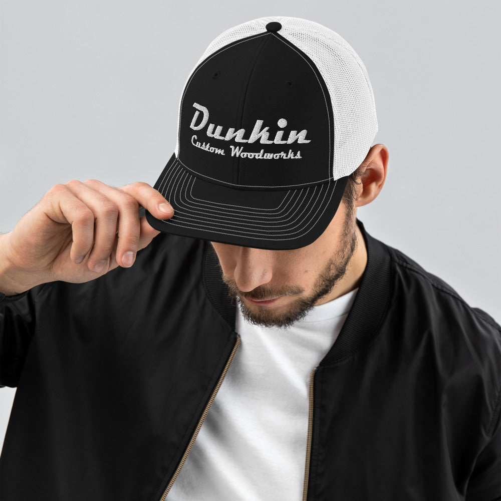 Dunkin Custom Woodworks Trucker Cap - Dunkin Custom Woodworks