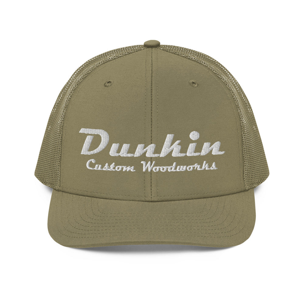 Dunkin Custom Woodworks Trucker Cap - Dunkin Custom Woodworks